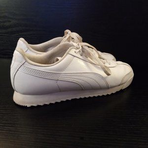 Puma Roma Basic Classic White Casual Shoes Sneakers Size US 6.5 C